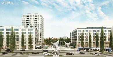 Германия. Мюнхен. Новые квартиры в районе Швабинг.